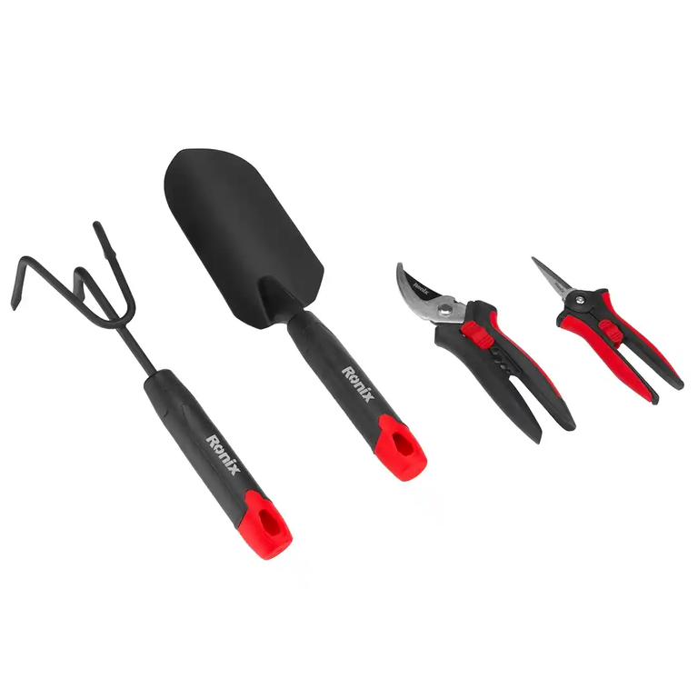 کیت ابزار باغبانی 5 پارچه با کیف کمری مدل RS-0010